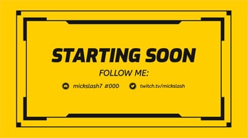Simple Twitch Border Maker for a Starting Soon Live Stream